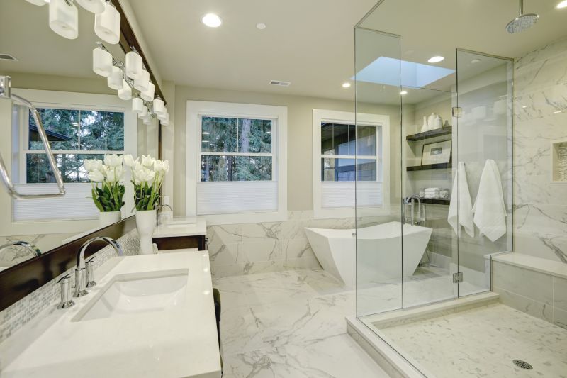 Modern Bathroom with Open Layout